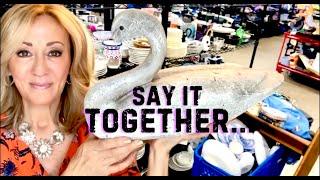 Do we LOVE a good Swan? ...FULL Goodwill Cart Thrift With Me
