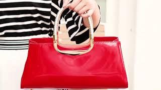 Glossy Finish Patent Leather Bag