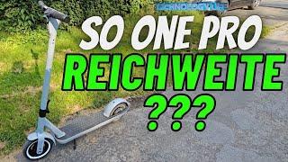 Reichweite mit Getriebe So One Pro von Soflow