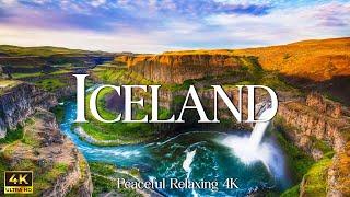 Iceland 4K - Beautiful Nature with Peaceful Relaxing Piano Music - Stunning Island Nation