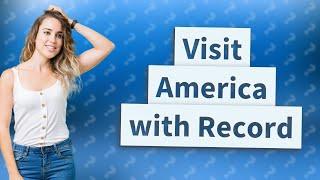 Can you go on holiday to America with a criminal record?