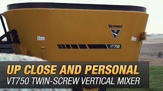 Walkaround of the VT750 twin-screw vertical mixer by Vermeer