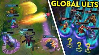 15 Minutes SATISFYING GLOBAL ULTS in League of Legends