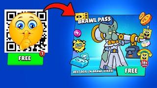 FREE BRAWL PASS QR CODE  MEGA BOX & POWER MEAL OPEN  BRAWL STARS NEW UPDATE