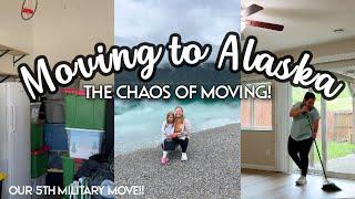 A CHAOTIC WEEK OF MOVING MOVING TO ALASKA MILITARY PCS MOVE  FAMILY OF 6