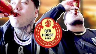 Music Producer Tries RED HORSE Beer For The First Time 