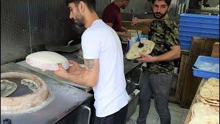 Fast Kurdish Tandoori Naan Bread Masters  3 Kurdistan Naan for £1.00 at Shadi Bakery in London