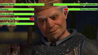 Shrek 2 2004 Final Battle with healthbars