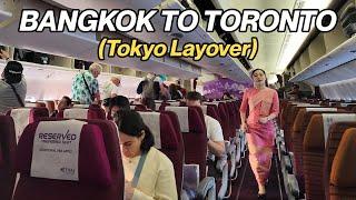 Bangkok to Toronto with a Tokyo Layover Thai Airways & Air Canada