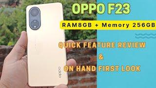 OPPO F23 Quick First Look & Feature Review  Oppo New Phone On Hand Look  Microscope Camera Feature