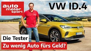 VW ID.4 Pro Performance Zu wenig Auto fürs Geld? - TestReview  auto motor und sport