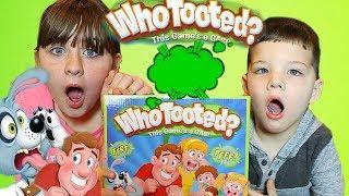 WHO TOOTED Family Fun Whoopie Cushion Board Game For Kids with Caleb Kids Show