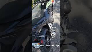 2023 Honda CB500X New Bike Day