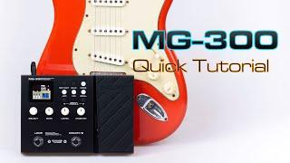 NUX MG-300 Quickstart Tutorial 12