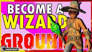 GROUNDED How To Unlock Wizard Hat And Magic Staves - 1.0 Wizard Gameplay