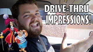 Captain Hook and Mr. Smee at the Drive-Thru - Drive-Thru Impressions