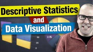 Descriptive statistics and data visualisation.  An introduction to statistics and working with data