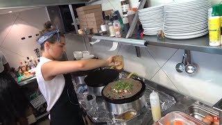 Savoury Buckwheat Pancakes  Galettes French Street Food at Crêpes à la Carte Kentish Town London.