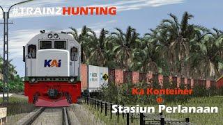 #TRAINZHUNTING Aktivitas Kereta Api di Stasiun Perlanaan