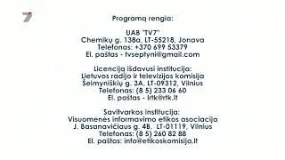 TV7 Lithuania - Sign off 25 August 2021