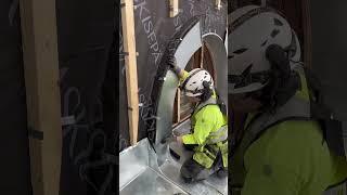 Roof window making at Helsinki Central Station