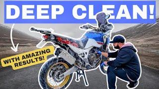 MOTORBIKE DEEP CLEAN WITH AMAZING RESULTS ASMR