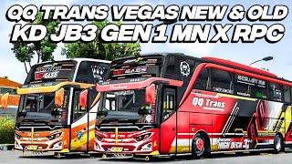 SHARE LIVERY QQ TRANS VEGAS OLD & NEW KD JB3 GEN 1 MN X RPC  BUSSID