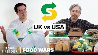 US vs UK Subway  Food Wars