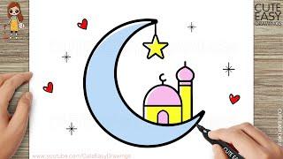 Ramadan  Eid - Drawing Easy Step-by-Step