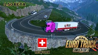 Euro Truck Simulator 2 Update 1.50 - Beautiful Scenery  Switzerland Rework Gameplay