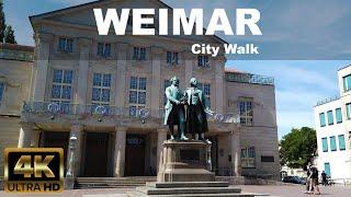 Weimar City Walk  4K UHD      GERMANY