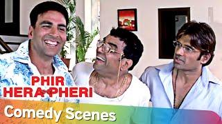 Phir Hera Pheri  Best Comedy Scenes  Akshay Kumar- Paresh Rawal - Rajpal Yadav - Johny Lever