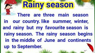 my favourite season rainy essay in english  essay on monsoon season  10 line essay on rainy season