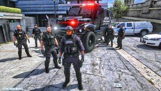 Playing GTA 5 As A POLICE OFFICER SWAT NYPD GTA 5 Lspdfr Mod 4K