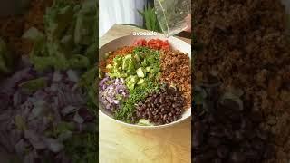 Vegan Burrito Bowl  #recipe #cooking #cookingchannel #vegan #healthyrecipe