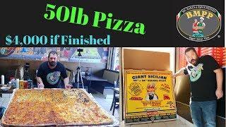 50lb Pizza $4000 if finished BMPP with Molly Schuyler  Geoff Esper  Magic Mikey