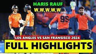 Major league Cricket Match 4 Full Highlights 2024  San Francisco Unicorns vs Los Angeles