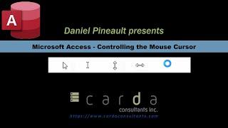 Microsoft Access - Controlling the Mouse Cursor Icon