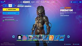 PREDATOR SKIN in FORTNITE UPDATE NEW MYTHIC PREDATOR BOSS & MORE