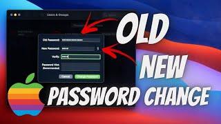 How to Change User Password on Mac 2022