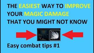 The easiest way to improve your magic dps - Easy Combat Tips #1