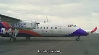 Este es el avión de pila de combustible de hidrógeno más grande del mundo que surcará los cielos