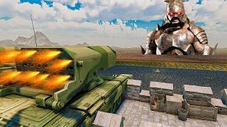 TOS-1 PROTECT FORTRESS From 1000000 URUK-HAI ARMY  Ultimate Epic Battle Simulator 2 UEBS 2