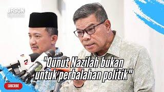 Saifuddin Nasution mengulas isu bacaan Qunut Nazilah oleh MP Jasin di Dewan Rakyat