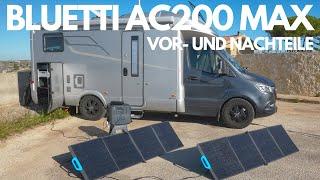 Bluetti AC200MAX - Powerstation plus Solarmodule - Eine kritische Betrachtung