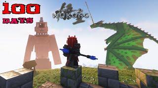 I Survived 100 Days As Black Myth Wukong In Minecraft