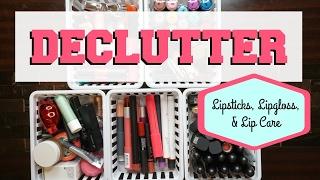 DECLUTTERING LIP PRODUCTS 2017