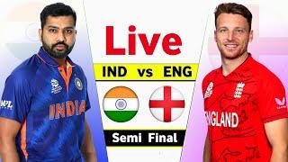 IND vs ENG Live T20 World Cup  -  Match 54    India vs England Live Score & Commentary