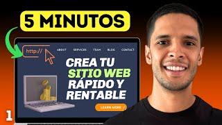 Cómo Crear una Página Web Profesional en 5 Minutos