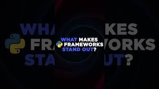 Python frameworks #tech #programming #shorts